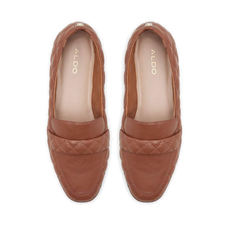 Hana Women's Slip On Casual Loafers - Cognac