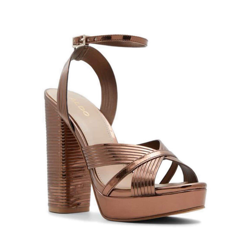 Hally Women's Heeled Sandals - Bronze