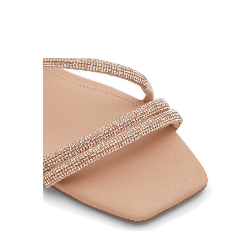 Coralee Women's Strappy Flat Sandals - Rose Gold