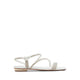 Coralee Women's Strappy Flat Sandals - Clear
