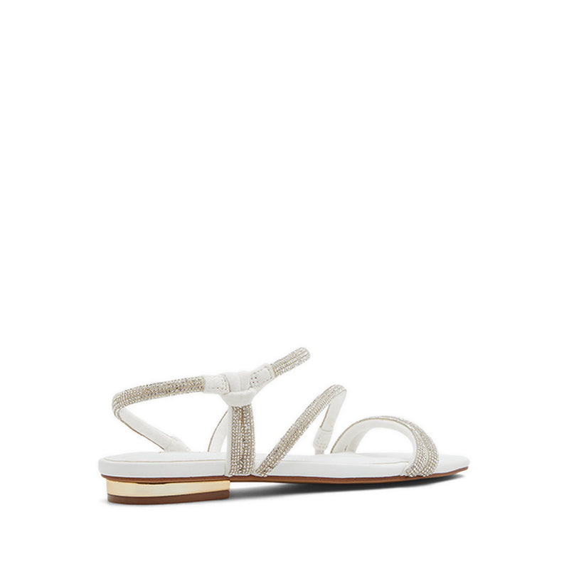 Coralee Women's Strappy Flat Sandals - Clear