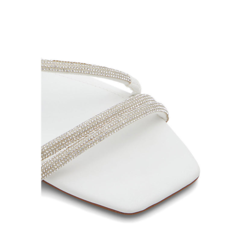 Coralee Women's Strappy Flat Sandals - Clear