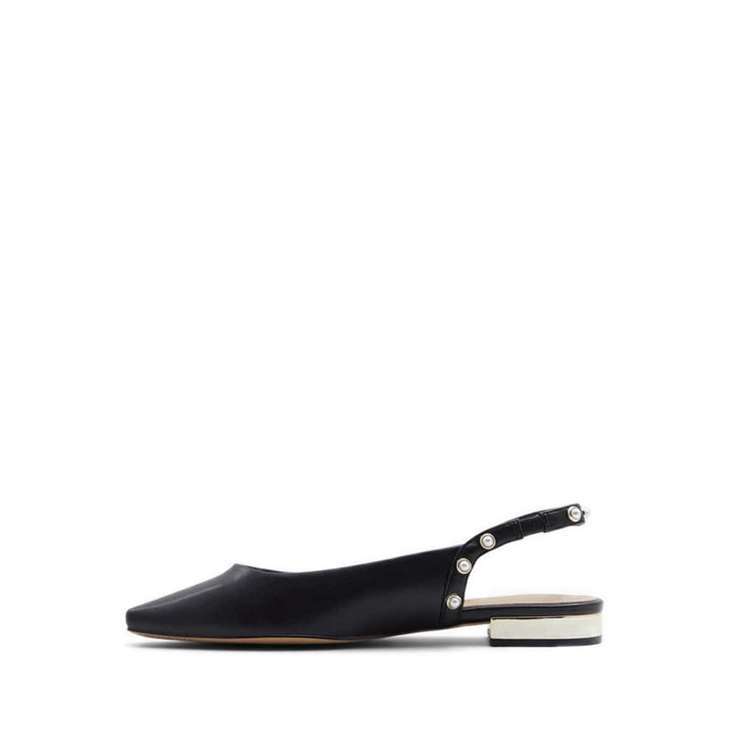 Mayllan Women's Sling Back Flat Ballerinas - Black