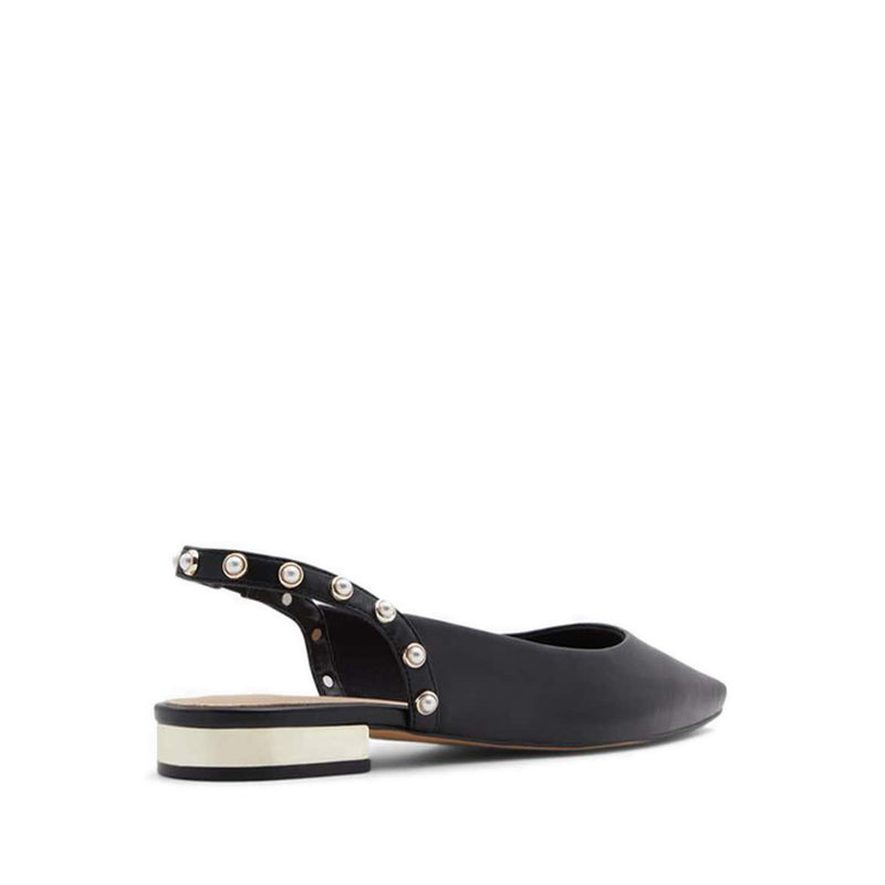 Mayllan Women's Sling Back Flat Ballerinas - Black