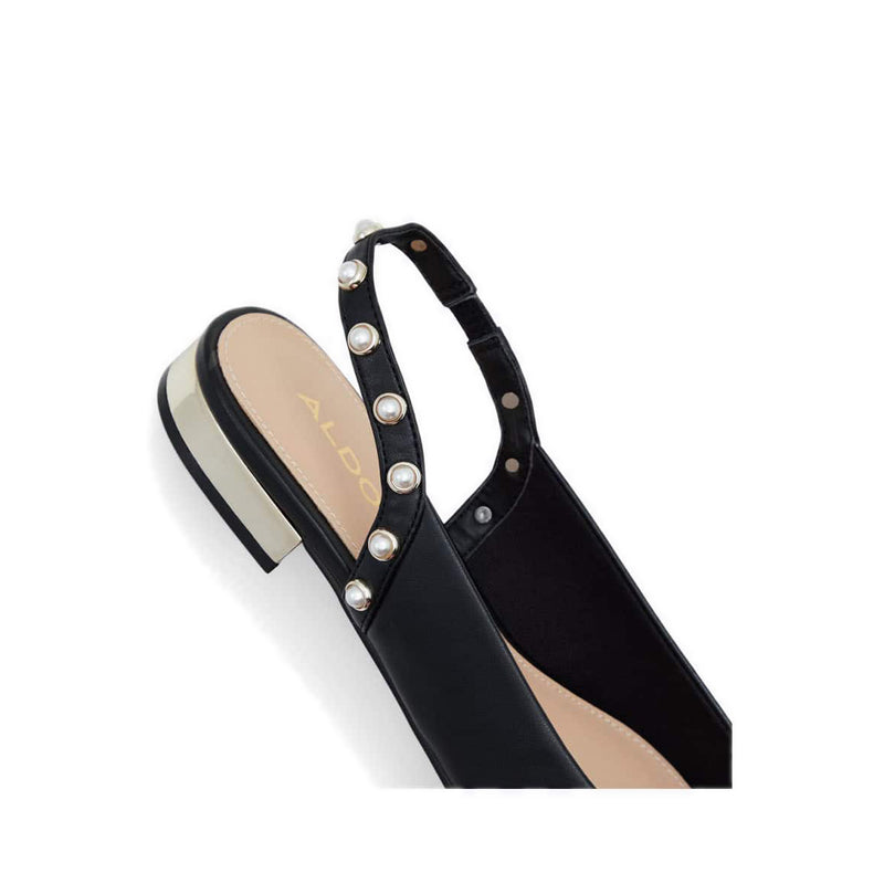 Mayllan Women's Sling Back Flat Ballerinas - Black