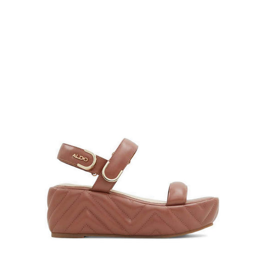 Eroellan Women's Platform Wedge Sandals - Rust