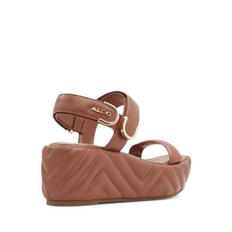 Eroellan Women's Platform Wedge Sandals - Rust