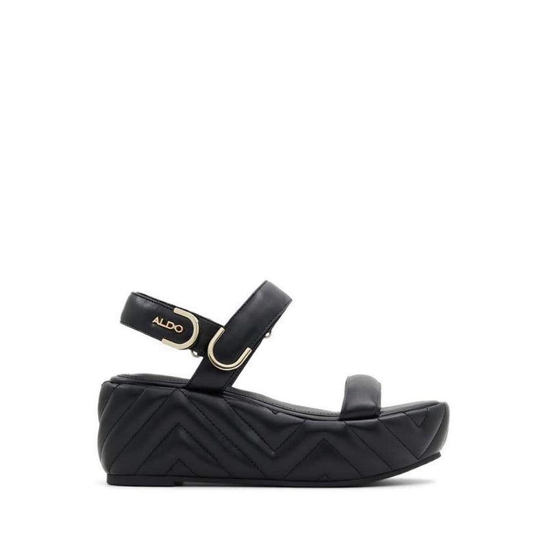 Eroellan Women's Platform Wedge Sandals - Black