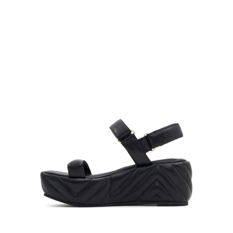 Eroellan Women's Platform Wedge Sandals - Black