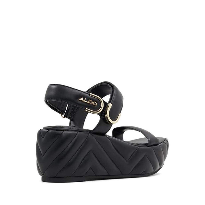 Eroellan Women's Platform Wedge Sandals - Black