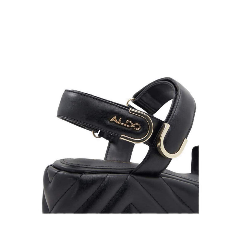 Eroellan Women's Platform Wedge Sandals - Black