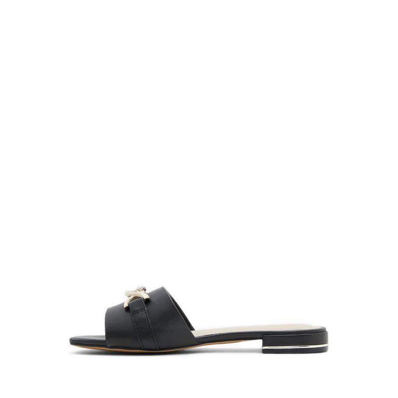 Hayhar Women's Flat Slide Sandals - Black