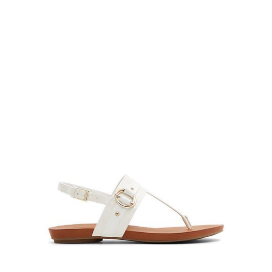 Pandra Women's Flat Thong Sandals - White