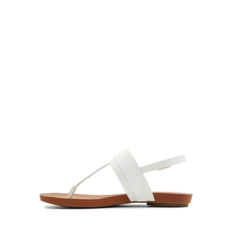 Pandra Women's Flat Thong Sandals - White