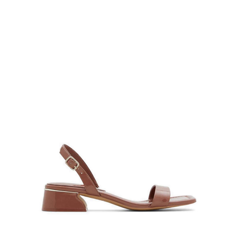Halenia Women's Sling Back Heeled Sandals - Rust