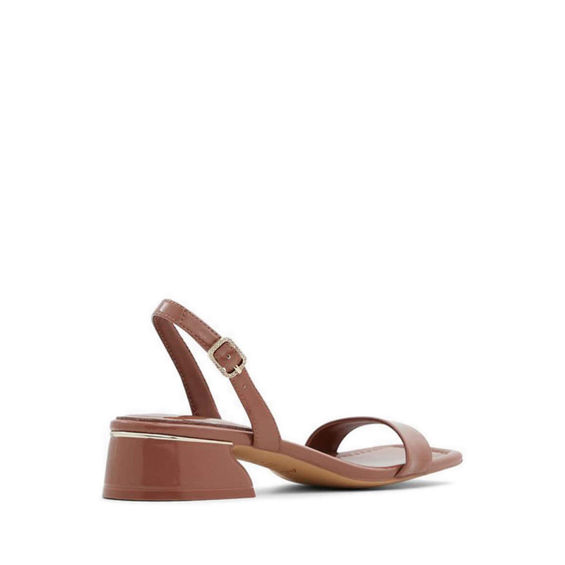 Halenia Women's Sling Back Heeled Sandals - Rust