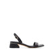 Halenia Women's Sling Back Heeled Sandals - Black