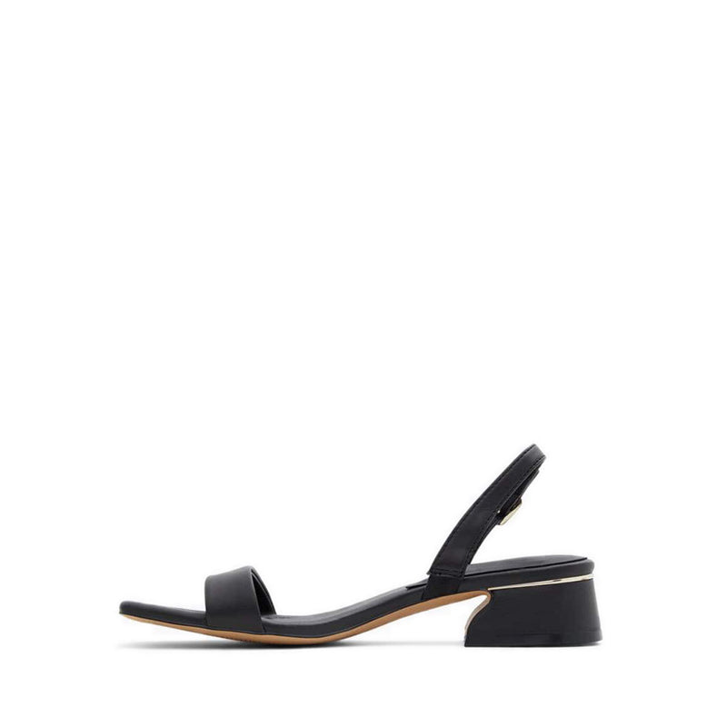 Halenia Women's Sling Back Heeled Sandals - Black