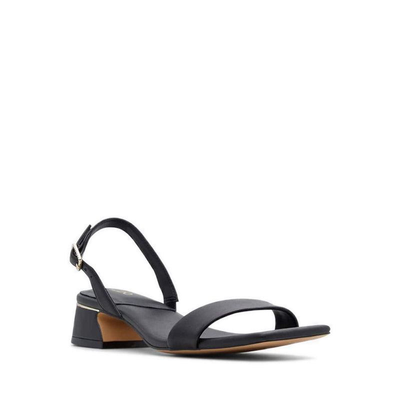 Halenia Women's Sling Back Heeled Sandals - Black