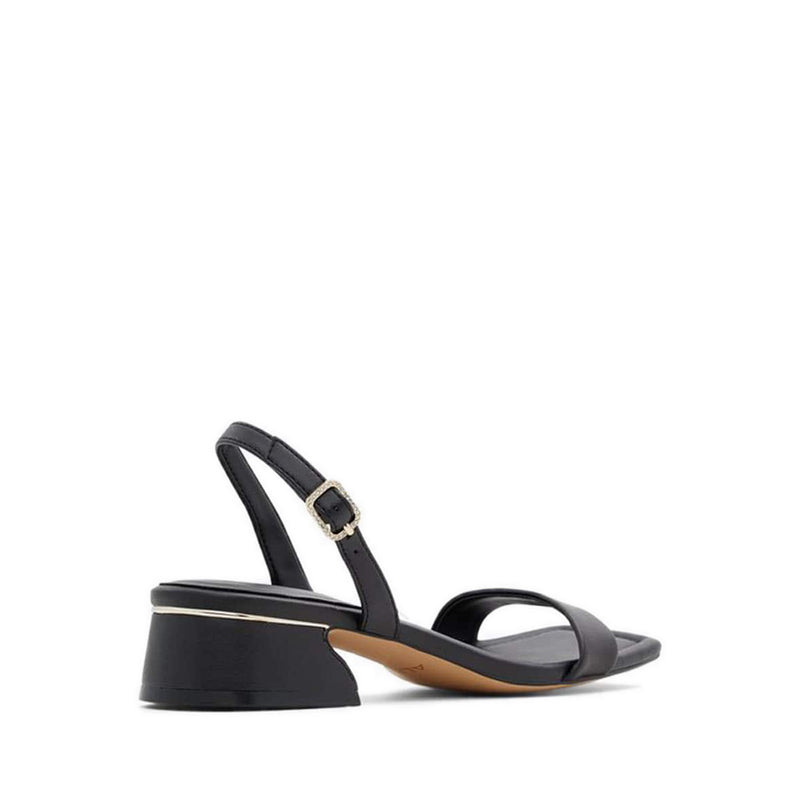 Halenia Women's Sling Back Heeled Sandals - Black