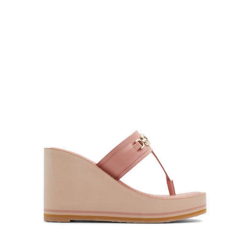 Ibaraki Women's Wedge Heel Beach Sandals - Bright Pink