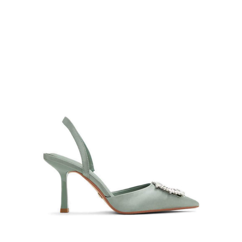 Lareine Women's Sling Back Heeled Shoes - Green