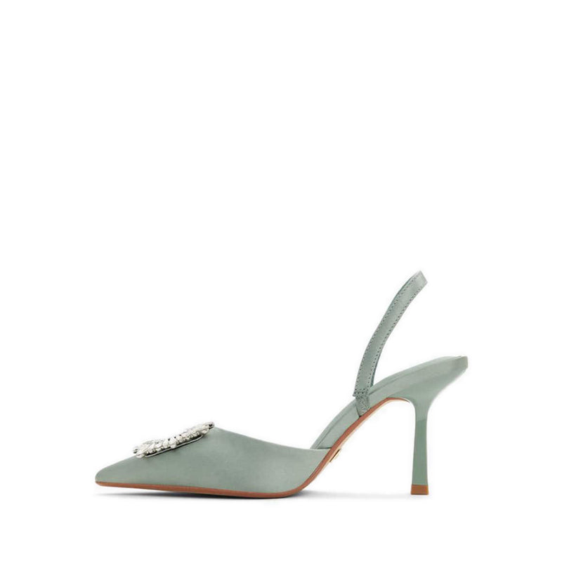 Lareine Women's Sling Back Heeled Shoes - Green