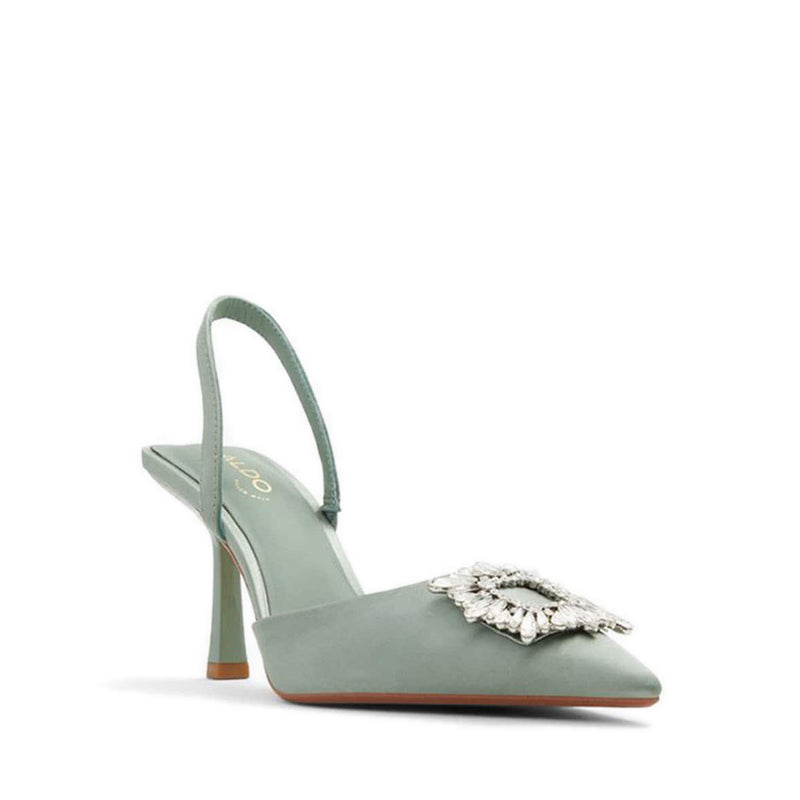 Lareine Women's Sling Back Heeled Shoes - Green