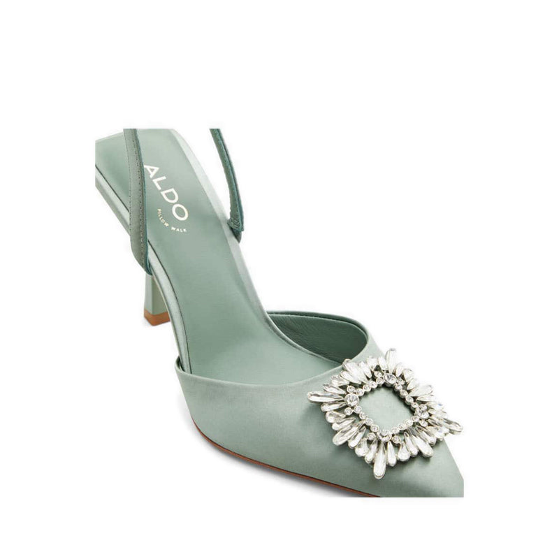 Lareine Women's Sling Back Heeled Shoes - Green