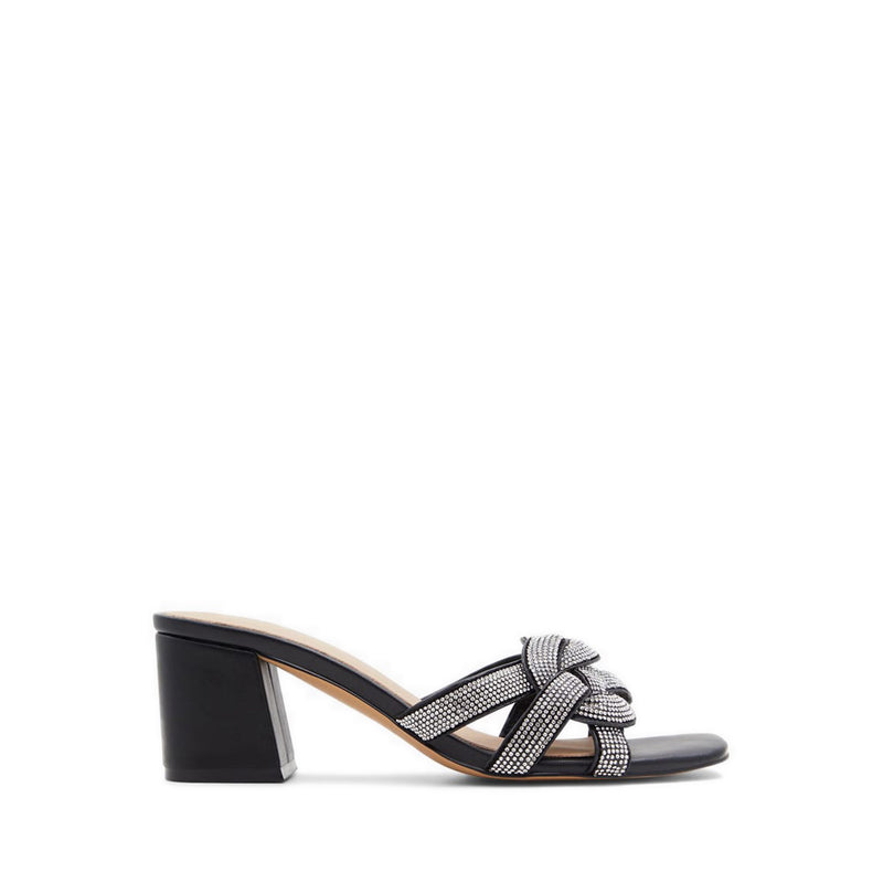 Grandly Women's Heeled Sandals - Black