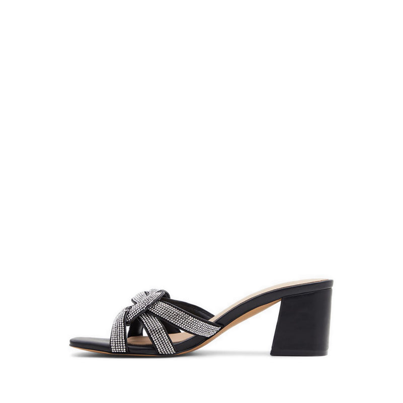 Grandly Women's Heeled Sandals - Black