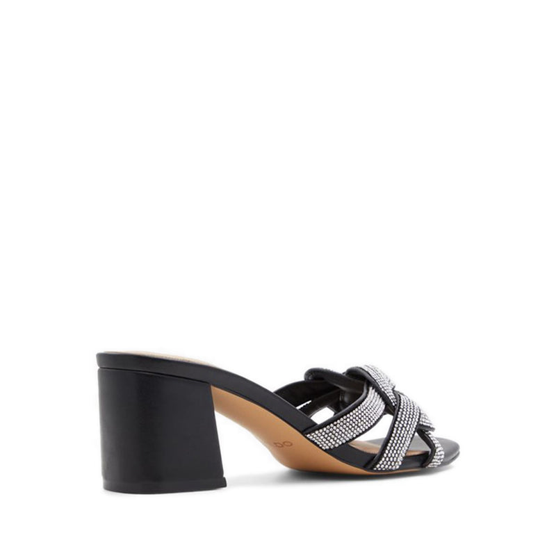 Grandly Women's Heeled Sandals - Black
