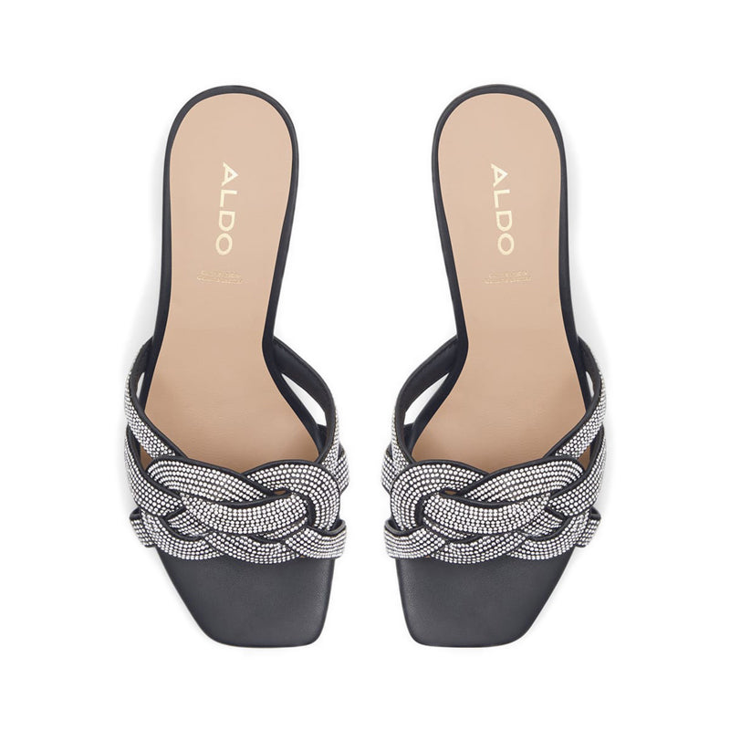 Grandly Women's Heeled Sandals - Black