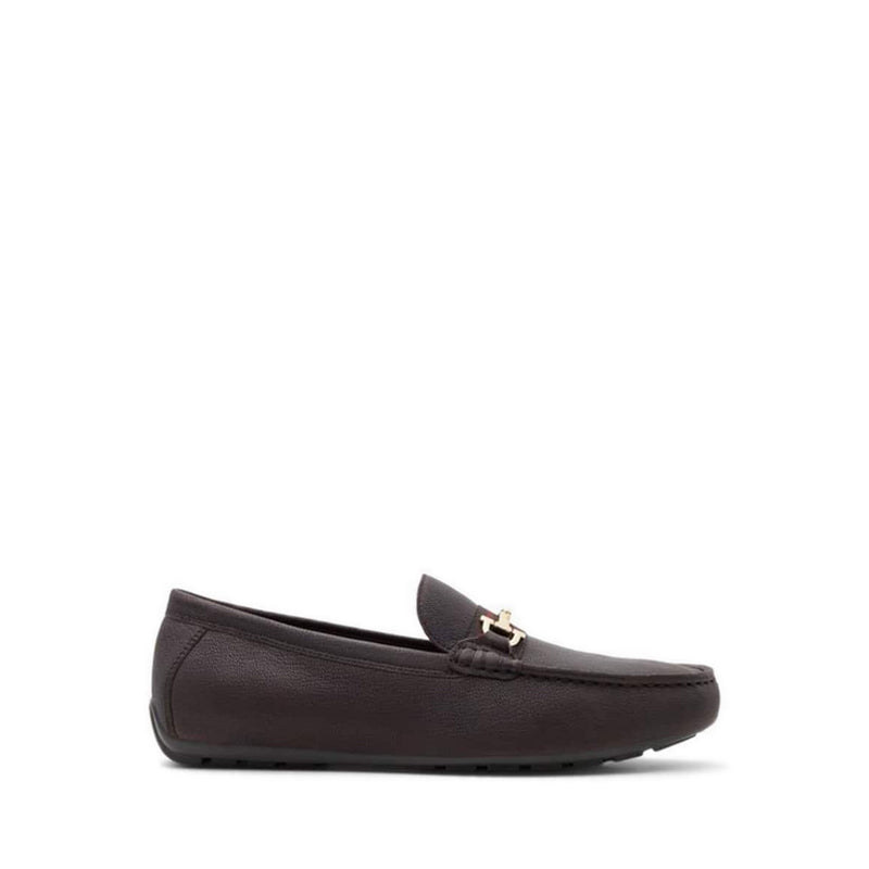 Fangio Men's Slip On Driving Shoe - Dark Brown