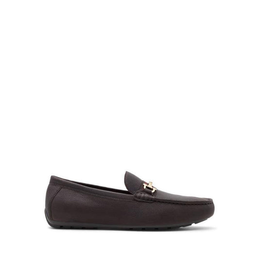 Fangio Men's Slip On Driving Shoe - Dark Brown