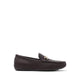 Fangio Men's Slip On Driving Shoe - Dark Brown
