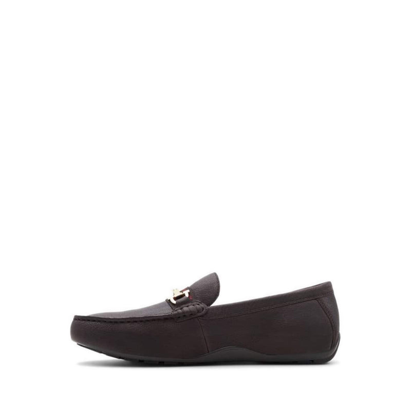 Fangio Men's Slip On Driving Shoe - Dark Brown