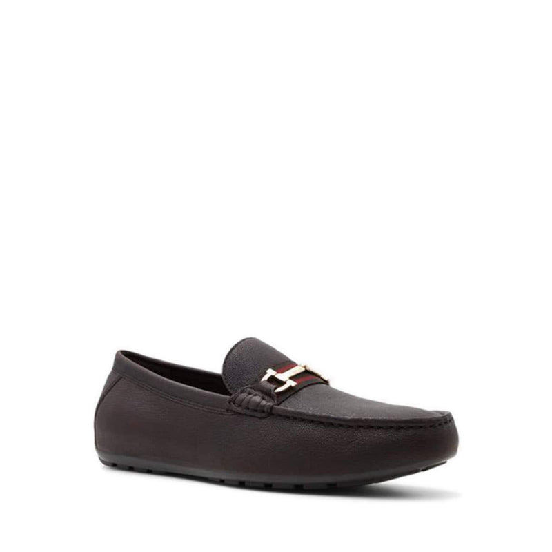 Fangio Men's Slip On Driving Shoe - Dark Brown