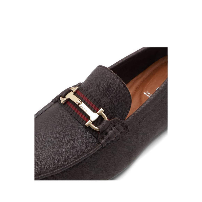 Fangio Men's Slip On Driving Shoe - Dark Brown