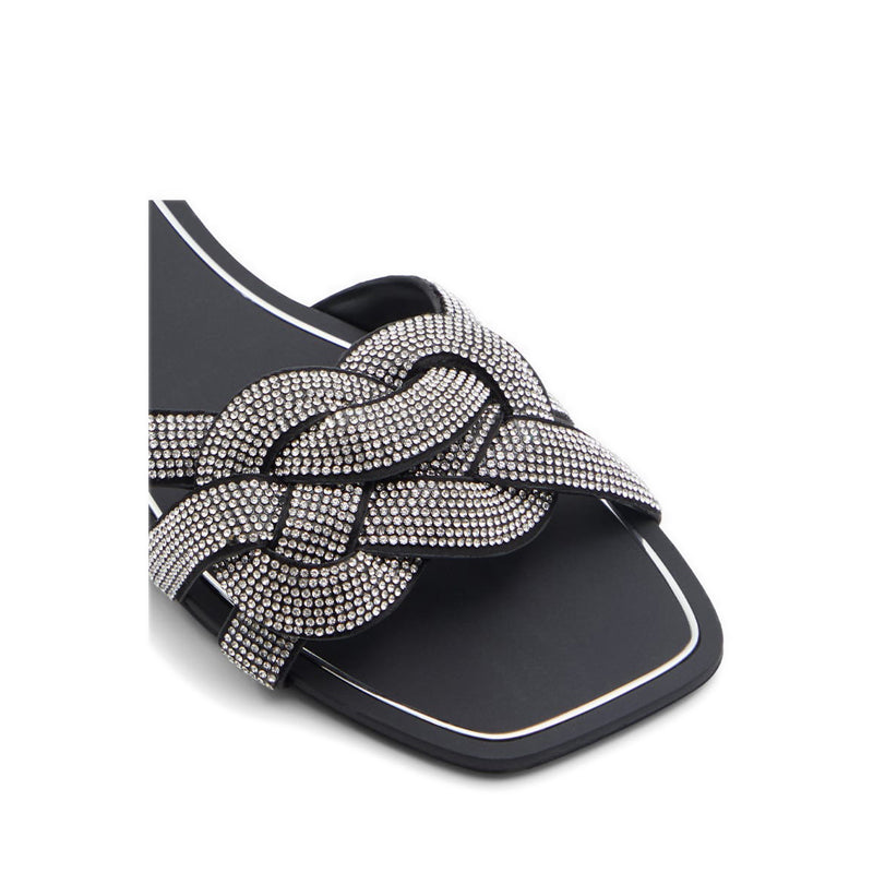 Tydeus Women's Flat Sandals - Black