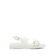 Yboha Women's Flat Sandals - White
