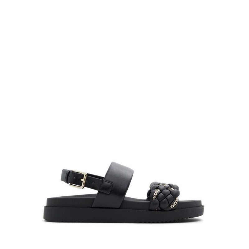 Yboha Women's Flat Sandals - Black