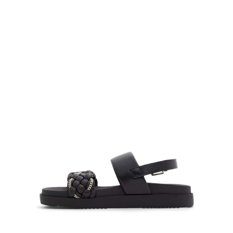 Yboha Women's Flat Sandals - Black
