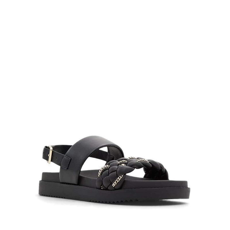 Yboha Women's Flat Sandals - Black