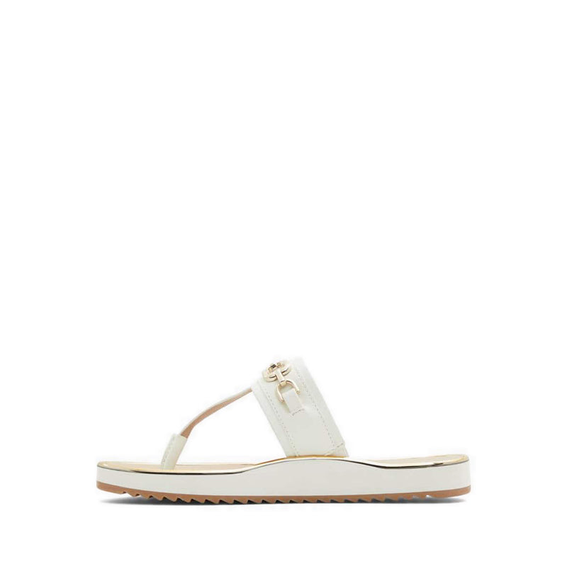 Yerral Women's Flat Beach Sandals - White