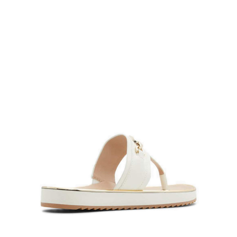 Yerral Women's Flat Beach Sandals - White