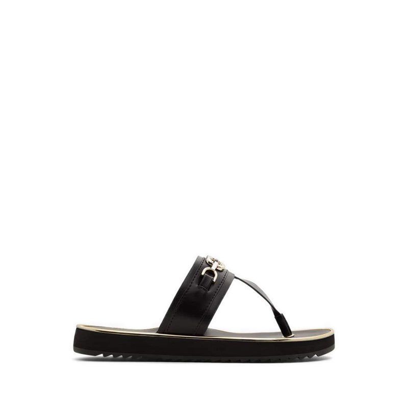 Yerral Women's Flat Beach Sandals - Black