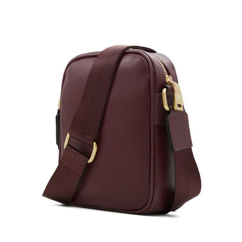 Sergio Men's Cross Body Bag - Dark Red