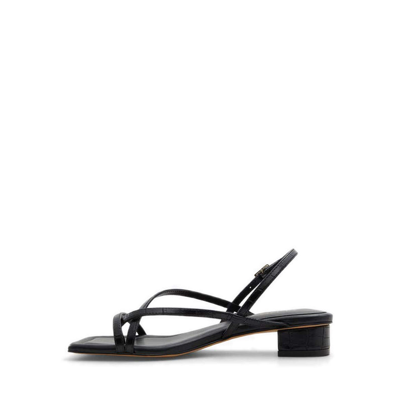 Darelle Women's Strappy Heeled Sandals - Black
