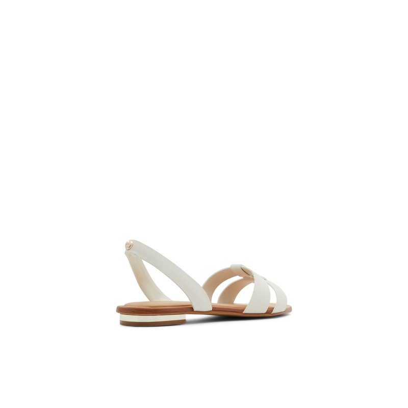 Balera Flat Sandals - White